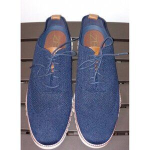 Cole Haan Zerogrand Stitchlite Knit Wingtip Oxford Men's Dark Blue Shoes 11.5